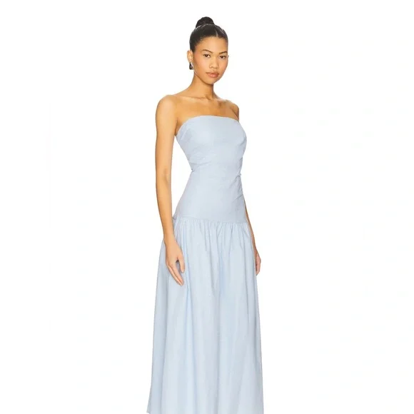 SNDYS Stella Maxi Dress in Cornflower - Picture 2 of 3